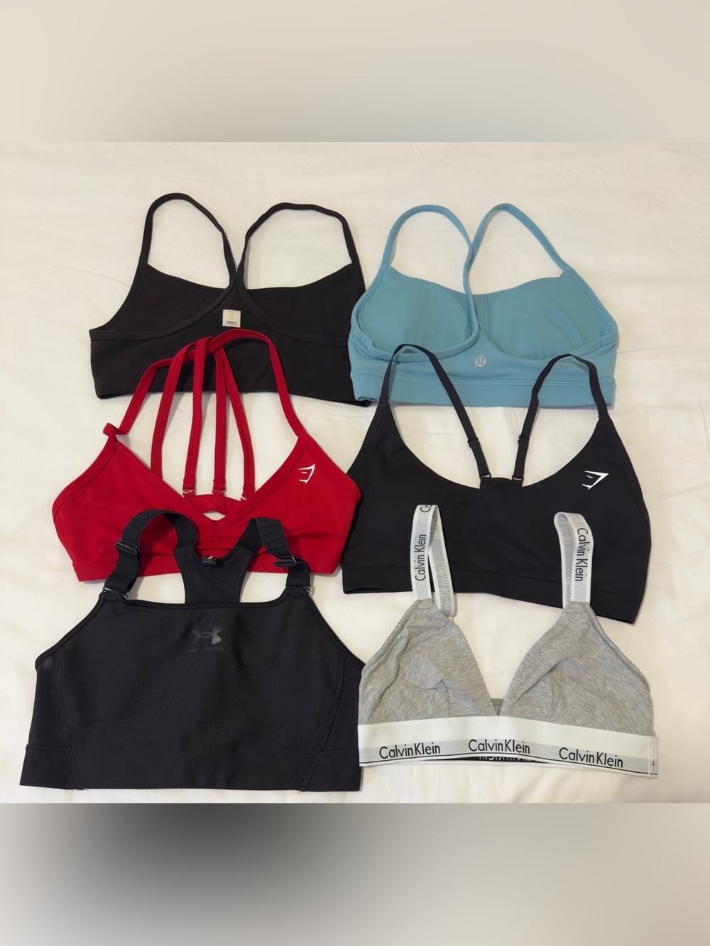 Bundle of 6 sport bra and bralette